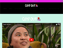Tablet Screenshot of campout.org.au